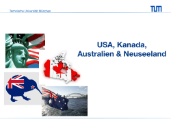 USA, Kanada, Australien & Neuseeland - Fakultät für Informatik