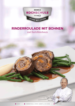 rinderroulade mit Bohnen