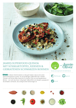 jamies superfood-quinoa mit süsskartoffel, kernen