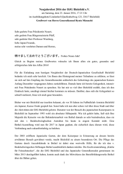 Grußwort des Generalkonsuls