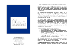 Ein frohes Fest &ndash; und ein Gl&uuml;ckliches Neues Jahr 2016