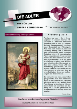Heimzeitung 2016 01 1 - Bezirkspflegeheim Gleisdorf
