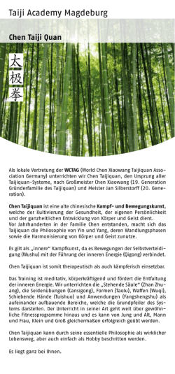 Hier - Taiji Academy Magdeburg