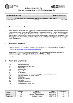 Implantierte Kathetersysteme