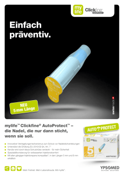 mylife Clickfine AutoProtect Brosch&uuml;re
