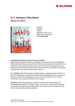 H. C. Artmann / Elsa Klever Maus im Haus