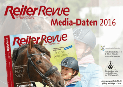 Reiter Revue Mediadaten 2016