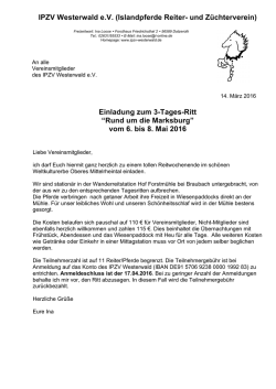 IPZV Westerwald e.V. (Islandpferde Reiter