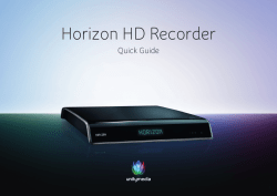 Horizon HD Recorder
