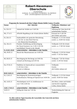 Programm Austausch Cuenca