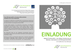 Digitale Transformation - die radikale Ver&auml;nderung von M&auml;rkten