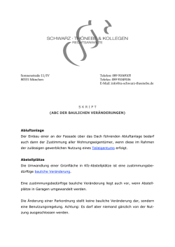 ABC der baulichen Ver&auml;nderungen - Schwarz