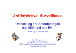 Antiinfektiva-Surveillance