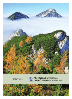 herbst 2015 - Kehrwasser Verlag
