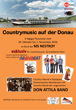 Countrymusic auf der Donau