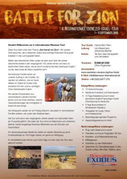 informationen - Ebenezer International