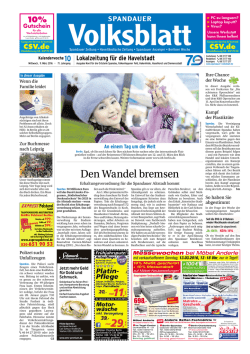 Den Wandel bremsen