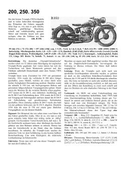 B 204-B 254-B 350 - Testbericht 1938 - TWN-IG
