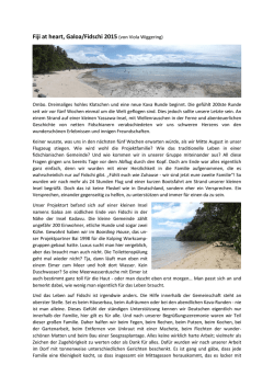 Fiji at heart, Galoa/Fidschi 2015 (von Viola Wiggering)