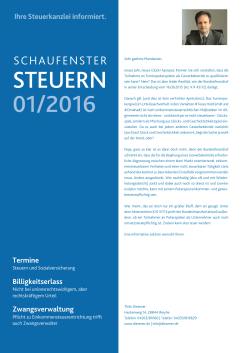 steuern 01/2016 - Thilo Diesener