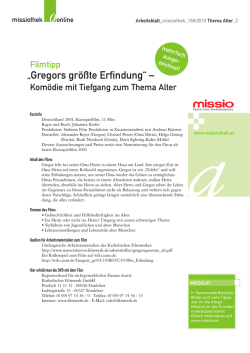 Gregors gr&ouml;&szlig;te Erfindung