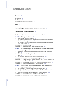 Inhaltsverzeichnis - Schulbuchzentrum Online