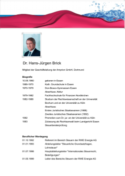 Dr. Hans-J&uuml;rgen Brick