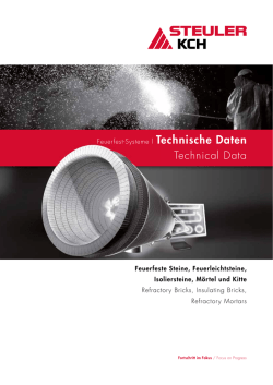 Technical Data - STEULER-KCH