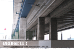 Bridge it - Lehrstuhl für Landschaftsarchitektur und öffentlichen Raum