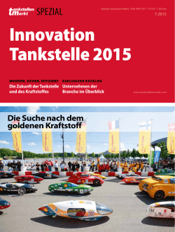 Innovation Tankstelle 2015 - Tankstellen
