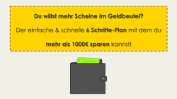 Du willst mehr Scheine im Geldbeutel? Der einfache & schnelle 6