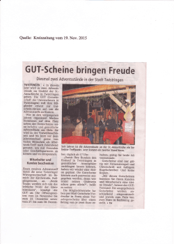 GUT-scheine bringen Freude