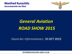 Informationen vom Aero-Club