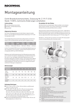Montageanleitung - Deutsche ROCKWOOL