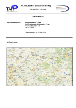 Hotels in der N&auml;he des Veranstaltungsortes