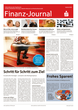 Zum Finanz-Journal - Sparkasse Freiburg