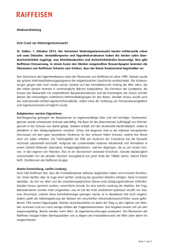 Medienmitteilung Raiffeisen Schweiz