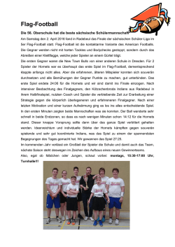 Flag-Football - 56.Mittelschule Dresden