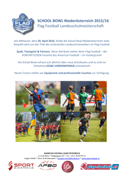 Flag Football Landesschulmeisterschaft