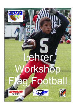 Lehrerworkshop Flag Football –