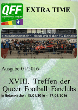 XVIII. Treffen der Queer Football Fanclubs