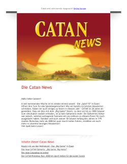 Catan-News 2015