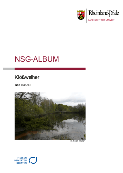 NSG-Album - Landesamt für Umwelt, Wasserwirtschaft und