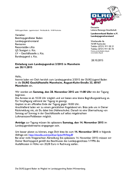 Einladung LJR 2_2015 - DLRG