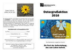 Ostergrußaktion 2016 - Erzdiözese Salzburg