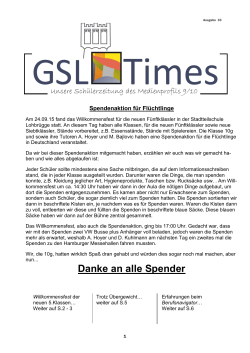 GSL-Times Ausgabe 33 - Stadtteilschule Lohbrügge