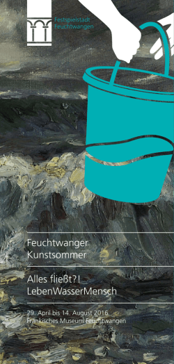 Informationen zur Ausstellung "Alles flie&szlig;t?!"