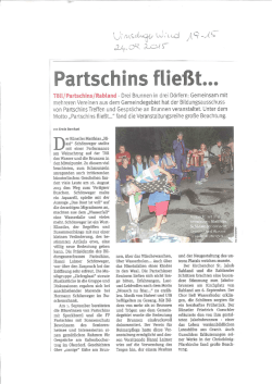 Partschns fließt