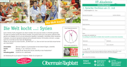 Die Welt kocht ...: Syrien