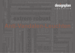 Infobrosch&uuml;re 2015 - Designplanleuchten